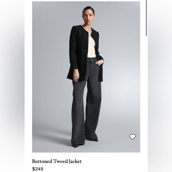 Paris Atelier & Other Stories Tweed Jacket - Picture 1 of 16